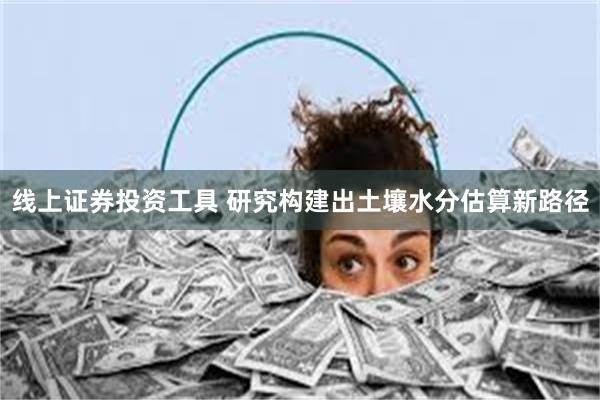 线上证券投资工具 研究构建出土壤水分估算新路径