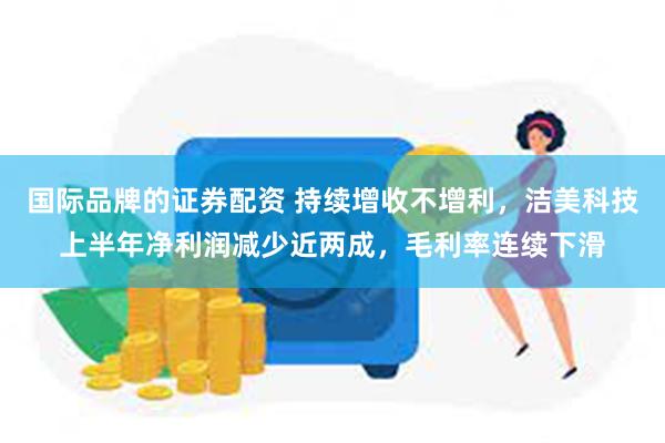 国际品牌的证券配资 持续增收不增利，洁美科技上半年净利润减少近两成，毛利率连续下滑